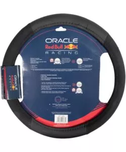 Coprivolante auto universale RedBull "Powerbar" nero e rosso 38 cm