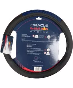 Coprivolante auto universale RedBull "Blended Lines" nero e rosso 38 cm