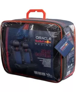 Set 4 pezzi coprisedile RedBull "Blended Lines" nero e rosso