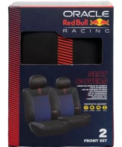 Set 2 coprisedile RedBull "Blended Lines" nero e rosso