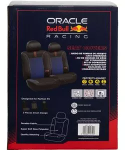 Set 2 coprisedile RedBull "Blended Lines" nero e rosso