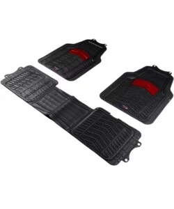 Set 3 tappetini furgoni RedBull "Bull Flash" nero e rosso