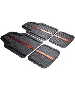 Set 4 tappeti auto RedBull "Bull Flash" nero e rosso