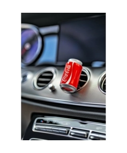 Profumatore auto lattina Coca Cola con clip