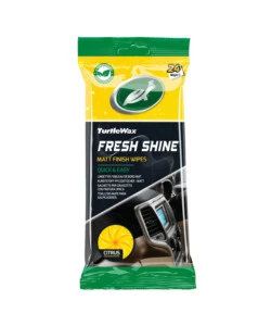 Salviette per cruscotto TurtleWax "Fresh Shine" effetto opaco 24 pezzi
