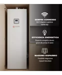 POMPA DI CALORE CANADIAN HEAT PUMP UNITÀ INTERNA ED ESTERNA WI-FI 14,10 KW