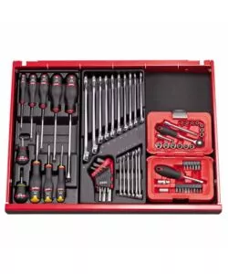 Set 34 pezzi bussole esagonali ed inserti per avvitatura Usag