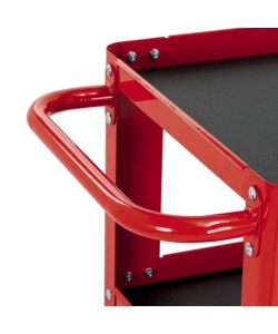Carrello porta attrezzi 3 ripiani Usag "504 SR" rosso 90,1x45,2x84,9 cm