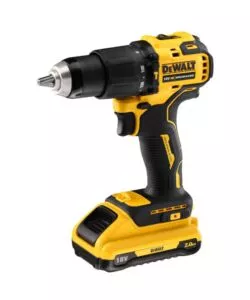 Trapano avvitatore a percussione a batteria DeWalt "DCD709D2T-QW" 2 batterie 18V 2Ah