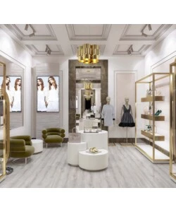 Pavimento spc rovere ghiaccio Kimono "Trentino" 5 mm 1,76 mq