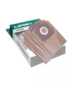 Confezione da 5 sacchetti filtro in carta Lavor per aspiratore "WTP30" e "Swimmy" 30lt