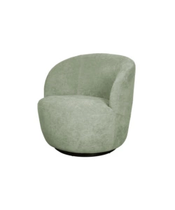 POLTRONA GIREVOLE BELLAHOME "AURA" VERDE 62X62X70 CM