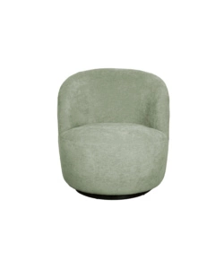 POLTRONA GIREVOLE BELLAHOME "AURA" VERDE 62X62X70 CM