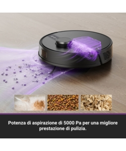 Aspirapolvere lava pavimenti robot con base inclusa Eureka "N6 Plus" 50W 2l