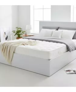Letto piazza e mezza contenitore BellaHome "Small Double" bianco 120x190 cm
