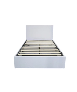 Letto piazza e mezza contenitore BellaHome "Small Double" bianco 120x190 cm