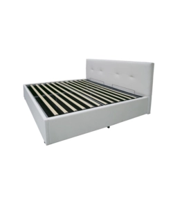 Letto matrimoniale contenitore BellaHome "Dual" bianco 160x190 cm