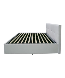 Letto matrimoniale contenitore BellaHome "Dual" bianco 160x190 cm
