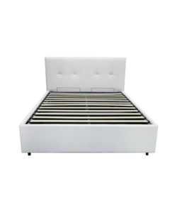 Letto matrimoniale contenitore BellaHome "Dual" bianco 160x190 cm