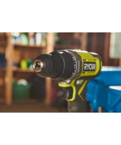 Kit valigetta trapano avvitatore a batteria Ryobi "RDD18-2C42S" 18V 4Ah e caricabatterie