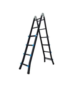 Scala telescopica in acciaio Easy System portata massima 100 kg 4+4 gradini