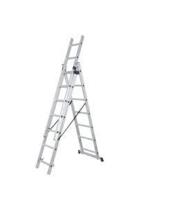 Scala a sfilo 3 rampe in alluminio Easy System portata massima 150 kg