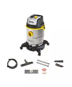 Aspiratore solidi liquidi elettrico Stanley Fatmax "SXFVC30XTD-E" 1600W 30 lt 36,5l/s