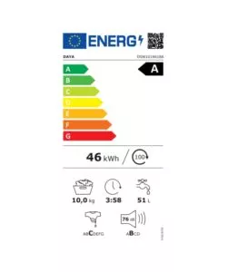 Lavatrice Daya "DSW101461" carico 10 kg classe energetica A