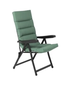 Sedia da esterno pieghevole reclinabile "bomber sicilia" salvia 122x60x61 cm