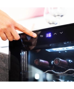 Cantina vino Cecotec "1550 Black Compressor" 15 bottiglie