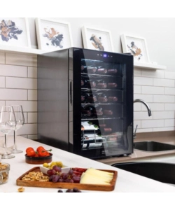 Cantina vino Cecotec "2050 Black Compressor" 20 bottiglie