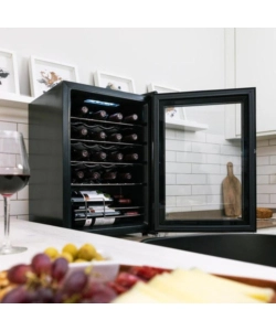 Cantina vino Cecotec "2050 Black Compressor" 20 bottiglie