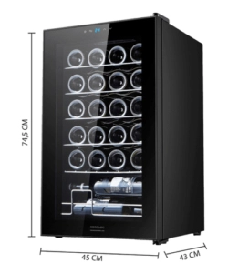 Cantina vino Cecotec "2450 Black Compressor" 24 bottiglie