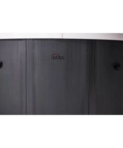 PISCINA IDROMASSAGGIO RIVIERA "DENVER" MARRONE EFFETTO LEGNO 6 PERSONE 182X182X70 CM