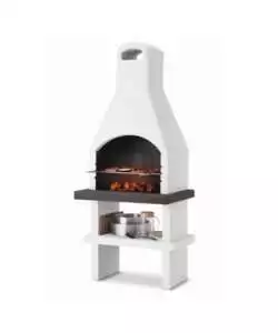 BARBECUE A CARBONELLA PALAZZETTI IN CEMENTO "PISTOIA" 80X59X203 CM