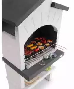 BARBECUE A CARBONELLA IN CEMENTO PALAZZETTI "VIESTE" 89X59X173 CM