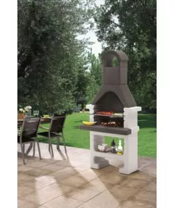 BARBECUE A CARBONELLA IN CEMENTO PALAZZETTI "ARAL" 78X75X180 CM