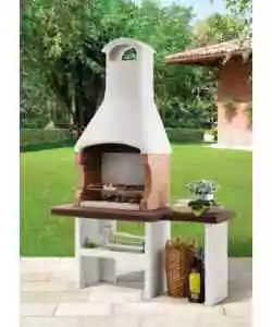 BARBECUE A CARBONELLA PALAZZETTI "JESOLO 2" 128X71X181 CM