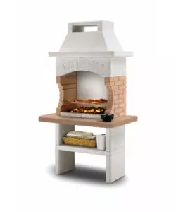 BARBECUE A CARBONELLA IN CEMENTO PALAZZETTI "GRAN CANARIA" 110X71X197 CM