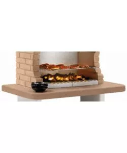 BARBECUE A CARBONELLA IN CEMENTO PALAZZETTI "GRAN CANARIA" 110X71X197 CM