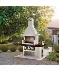 BARBECUE A CARBONELLA IN CEMENTO PALAZZETTI "MAURITIUS" 158X119X252 CM