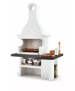 BARBECUE A CARBONELLA IN CEMENTO PALAZZETTI "MAURITIUS" 158X119X252 CM