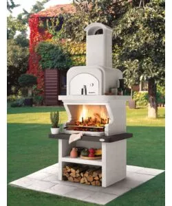 BARBECUE A CARBONELLA IN CEMENTO PALAZZETTI "BALOS" 118X92X265 CM