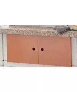 CUCINA DA ESTERNO PALAZZETTI "ARIEL" IN CEMENTO 270X70X238 CM