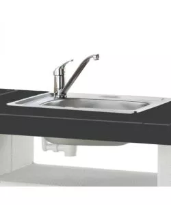 CUCINA DA ESTERNO PALAZZETTI "BRIONI" IN CEMENTO 250X70X225 CM