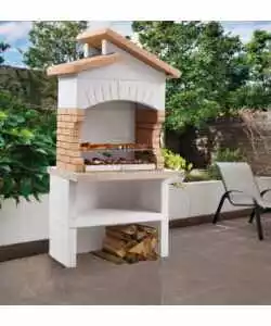 CUCINA DA ESTERNO MODULARE PALAZZETTI "CORDOBA GRILL" IN CEMENTO 90X70X192 CM