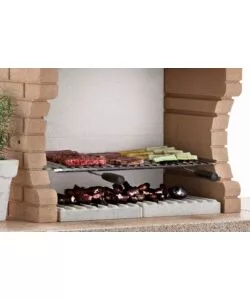 CUCINA DA ESTERNO MODULARE PALAZZETTI "CORDOBA GRILL" IN CEMENTO 90X70X192 CM