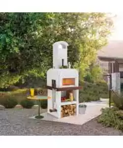 FORNO PIZZA A LEGNA CON BASAMENTO PALAZZETTI "STEFY" 1 PIZZA