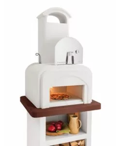 FORNO PIZZA A LEGNA CON BASAMENTO PALAZZETTI "STEFY" 1 PIZZA