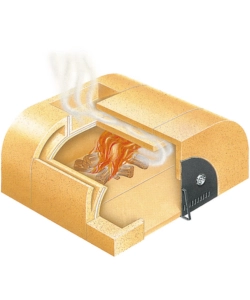 FORNO PIZZA A LEGNA PALAZZETTI "EASY MEDIUM" MARRONE 4 PIZZE